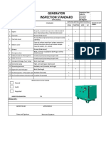 LEC - HSE-Generator Inspection Standard