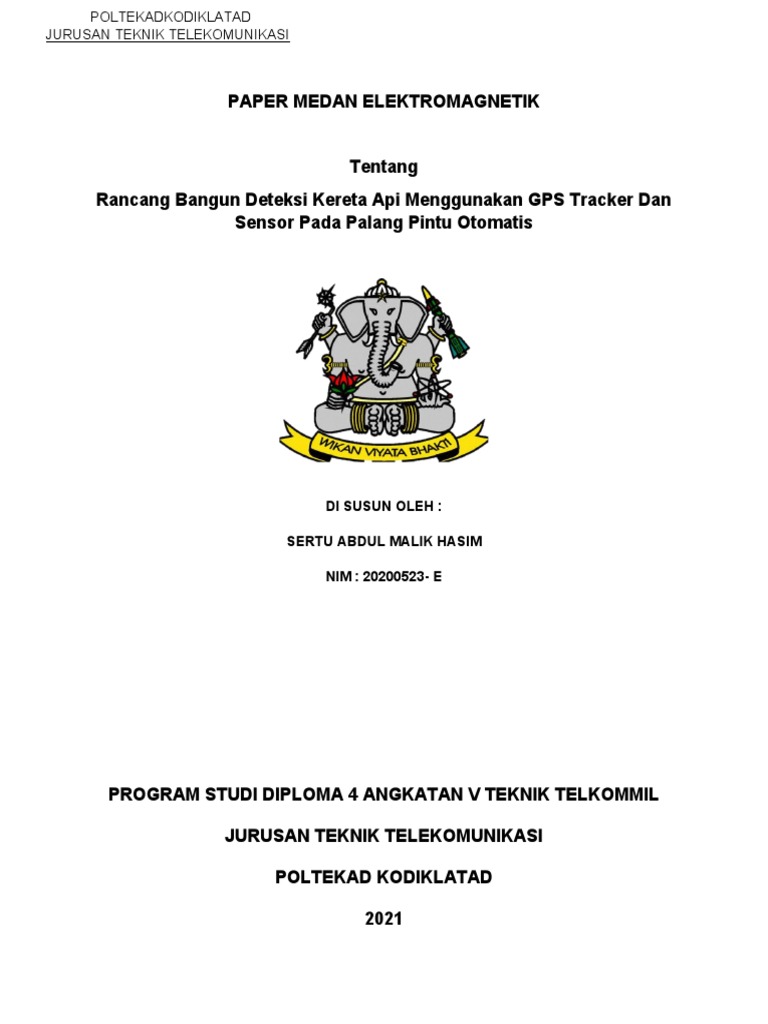 Jurnal - Rancang Bangun Deteksi Kereta Api Menggunakan GPS Tracker Dan ...