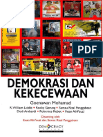 Demokrasi Dan Kekecewaan. Goenawan Mohamad. R. William Liddle. Rocky Gerung. Samsu Rizal Panggabean