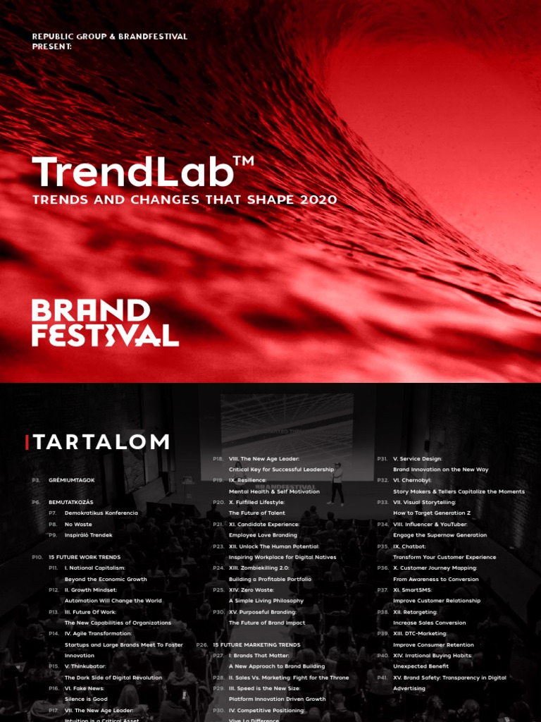 Trendlab: Trends and Changes That Shape 2020 | PDF | Brand | Business