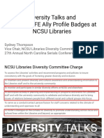 2B - Part 2 - Shared_ Diversity Talks and Project SAFE Ally Profile Badges at NCSU Libraries