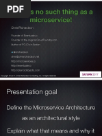 There Is No Such Thing As A Microservice!: Chris Richardson