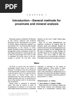 General Methods For Proximate and Mineral Analysis