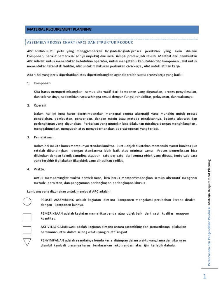 Modul Material Requirement Planning Pdf Komputer