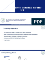 Outcome Driven Initiative for IIIT-NR