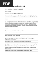 ACP-120 Jira Administration For Cloud Exam Topics V3