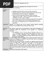 CASE BRIEF: Toll (FGCT) Pty LTD V Alphapharm Pty LTD