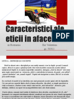 Caracteristi Le Eticii in Afaceri in Romania-Ilie Valentina Gr 50311
