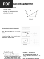 Z-Bus Building Algorithm: Network Representation 1,2,3,4-Nodes Let 1 Be The Reference Node A, B, C, D, e - Elements