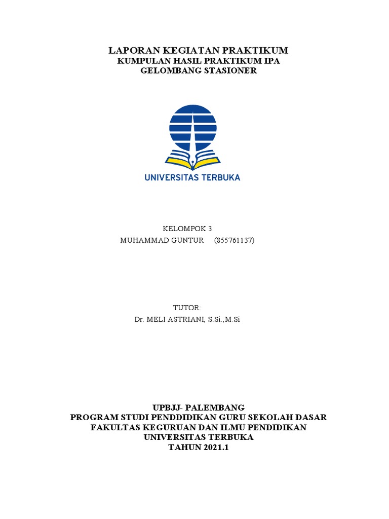 GELOMBANG STASIONER Revisi | PDF