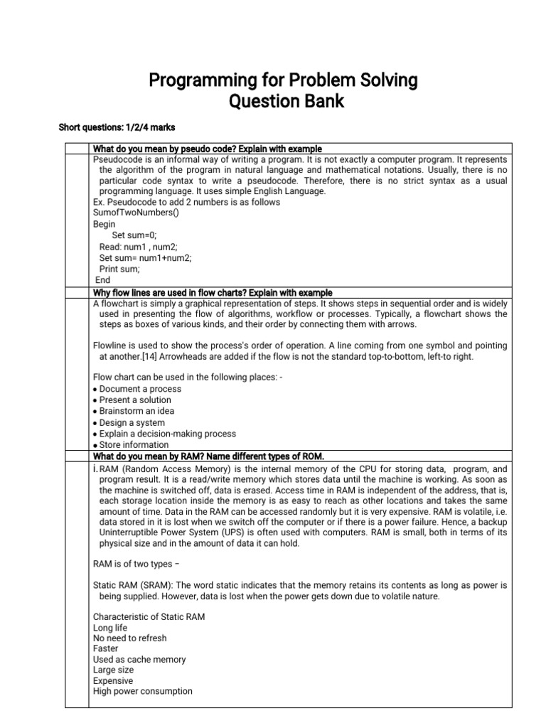Programming Basics for Students | PDF | Computer Data | Computer Data ...