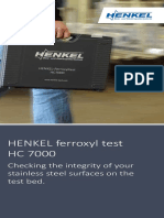 Henkel Ferroxyl Test