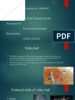 Topic - Shoulder Injuries in Volleyball Submitted To - Sir Bilal Ahmad Qureshi Submitted by - Rani Ayesha Rafique Roll Number - MPEF19M036
