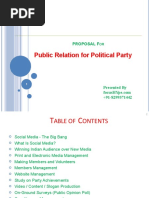 PROPOSAL FOR POLITICAL PARTIES (FocusHYPE.com)