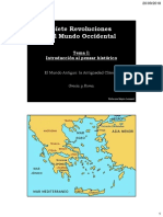 Conferencia 3 - El Mundo Antiguo, La Antigüedad Clásica - Grecia y Roma.