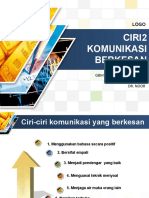 Ciri-Ciri Komunikasi Berkesan