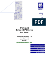 Traintools Series 5 Opc Server: User Manual