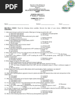 Summative Test #1 Gen Bio