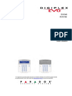 Manual Do Usuário Central Alarme Paradox EVO BR