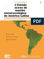 El Rol Del Estado en El Proceso de Transformación Social-Ecológica de América Latina