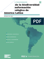 El Papel de La Biodiversidad en La Transformación Social-Ecológica de América Latina
