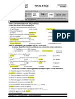 Final Exam 10th course