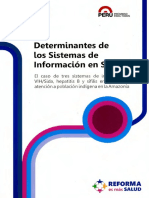 Determinantes de Los Sistemas de Salud-2015