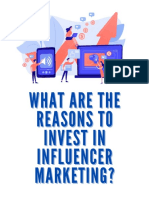 What Are The Reasons To Invest in Influencer Marketing?