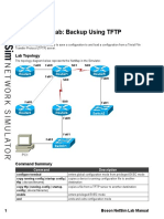 Stand-Alone Lab: Backup Using TFTP: Objective