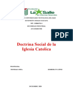 Doctrina Social de la Iglesia Católica