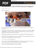 An Antidote To The COVID Vaccine Contagion Principia Scientific Intl