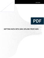 Getting Data Into (Gdi) Splunk From Aws: White Paper