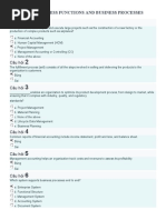 Chapter 1: Business Functions And Business Processes: Câu hỏi