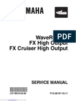 FX High Output Waverunner FX Cruiser High Output: Service Manual