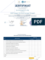 Sertifikat Sri Purwanti, S. PD