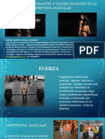 FACTORES DETERMINANTES Y CONDICIONANTES EN LA HIPERTOFIA MUSCULAR Rafael Avella