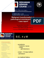 30 Malignant Transformation or Pathological Misinterpretation - Romanian-German Course 11.04.2019