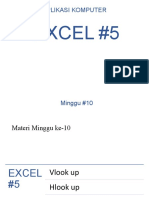 Minggu 10. Pemrograman Excel