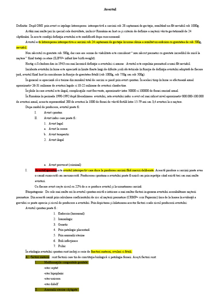 06 Avortul | PDF