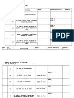 Plan de Rodaje y Plno en Planta