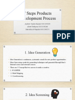 7 Steps Products Development Process (MANAJEMEN OPERASIONAL)