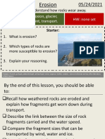 KW: Abrasion, Erosion, Glacier, Landslide, Sediment, Transport. HW: None Set