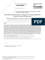 Development and Performance Evaluation of A Biomass Gasification System For Ceramic Firing Process