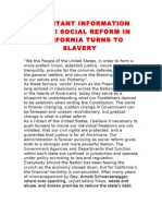 Social Reform or Slavery