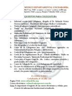 Requisito Colegiatura