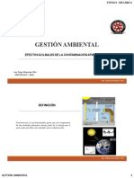 Clase 17. Efectos Globales de La Contaminación