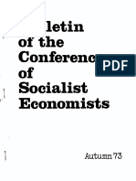 Bulletin of The Conference of - Socialist Economists: Autumn 73