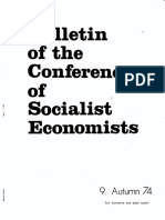 Bulletin of The Conference of Socialist Economists: 9. Autumn 74