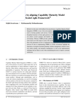 Improving Processes by Aligning Capability Maturity Model Integration and The Scaled Agile Framework