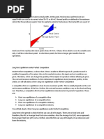 Long Run Equilibrium under Perfect Competition